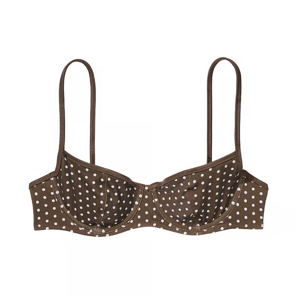 Brown brand new bikini top